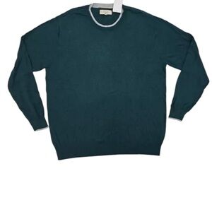 Hawker Rye 95/5 Cotton Cashmere Crewneck Sweater NWOT‎